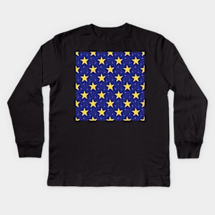 Pattern Stars Kids Long Sleeve T-Shirt